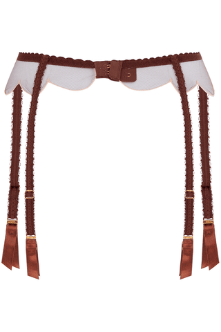 Agent Provocateur Lorna Suspender Chestnut