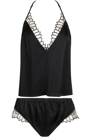 Atelier Amour Cosmic Dream Top & Short Black/Nude