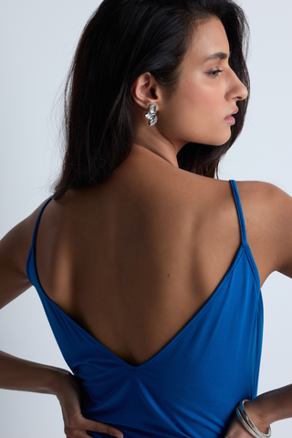 Aubade Blue Silk Blend Modal Nightie - Lazy Days Nightwear