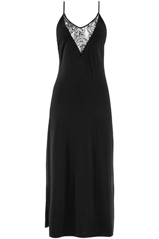 Aubade Lazy Days Long Nightie Black
