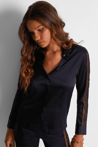 Aubade Midnight Whisper Blouse Black