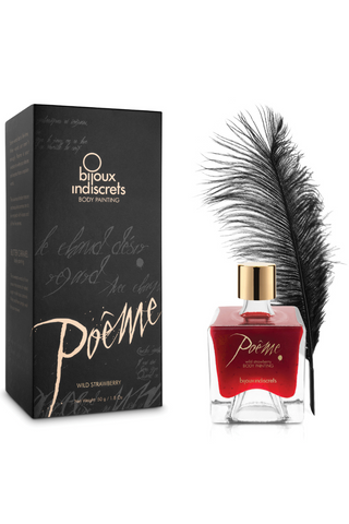 Poème Wild Strawberry Body Paint by Bijoux Indiscrets