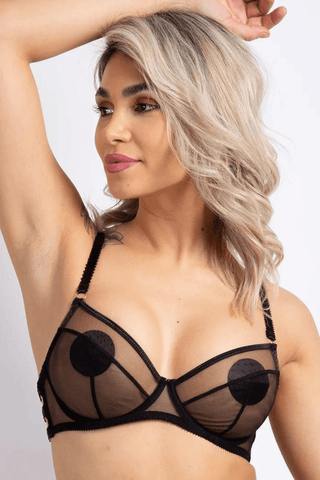 Edge o' Beyond Marinette Black Underwired Bra