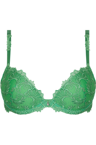 Lise Charmel Dressing Floral Padded Contour Bra Green