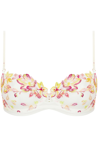 Lise Charmel Folie d’Été Half Cup Bra - White Lingerie