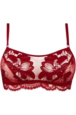 Lise Charmel Glamour Couture Red Wireless Bandeau Bra