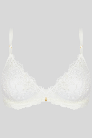 Lise Charmel Princesse Iris Non-Wired Triangle Bra Ecru Nacre