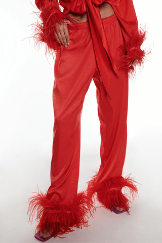 Love Stories Gloria Pants Red