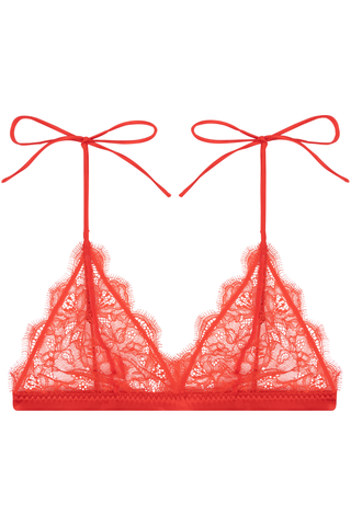 Love Stories Gwen Triangle Bralette Red