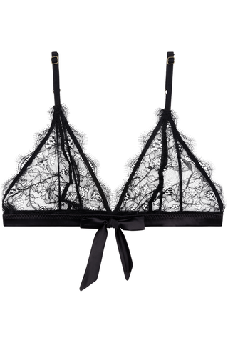 Love Stories Gwen Triangle Bralette Black