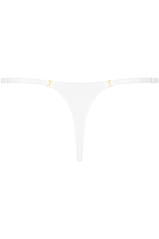 Maison Close Corps à Corps Mini Thong White