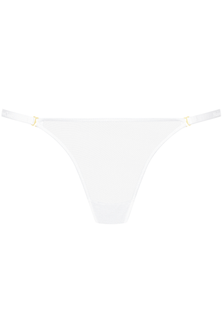 Maison Close Corps à Corps Mini Thong White