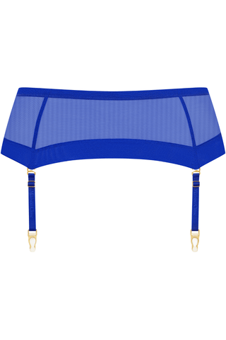 Maison Close Corps à Corps Suspender Belt Neon Blue