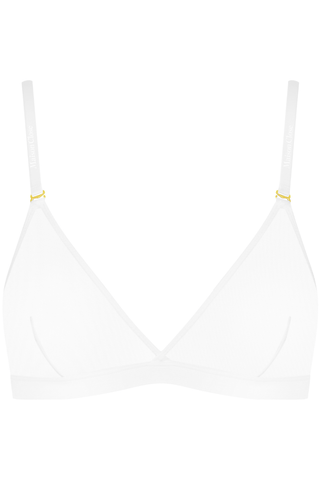 Maison Close Corps à Corps Triangle Bra White