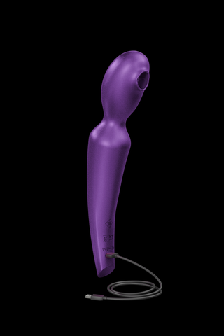 Maison Close 11:11 Silicone Clitoral Stimulating Wand Purple/Gold