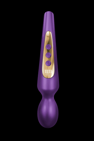 Maison Close 11:11 Silicone Clitoral Stimulating Wand Purple/Gold