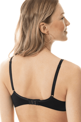 Mey Delightful Underwired Hi Apex Bra Black
