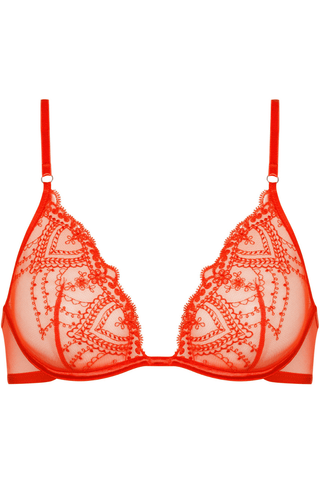Mey Mysterious Underwired Triangle Bra Carnelian Orange