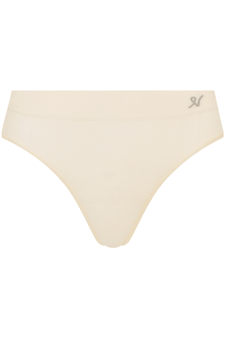 Nudea Tencel™ Seamless High Leg Brief White Sand