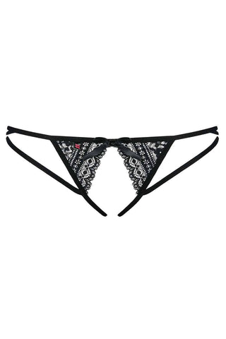 Obsessive Picantina Crotchless Thong Black