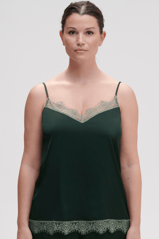 Simone Pérèle Satin Secrets Camisole Kolsai Green
