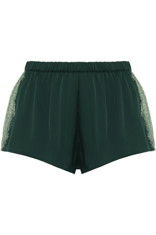 Simone Pérèle Satin Secrets Pyjama Short Kolsai Green