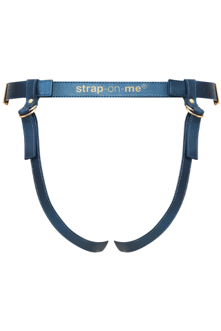 Generous Blue Leatherette Harness