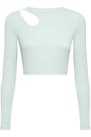 Wolford Warm Up Long Sleeve Top Aqua
