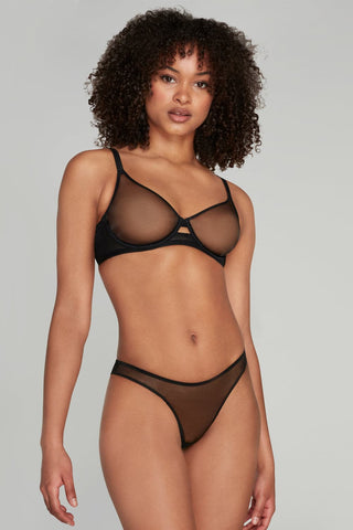 Agent Provocateur Lucky Underwired Bra Black