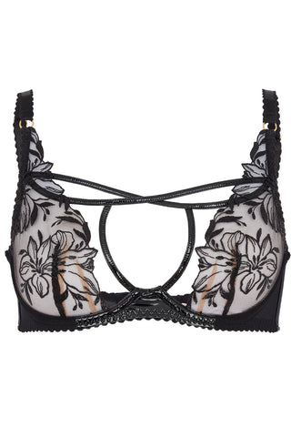 Agent Provocateur Ozella Plunge Underwired Bra Black