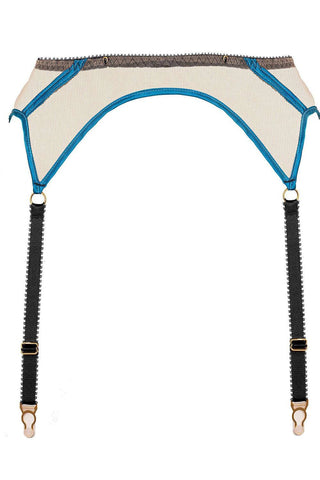 Edge o' Beyond Barbie Peacock Suspender Belt