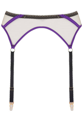 Edge o' Beyond Barbie Purple Suspender Belt