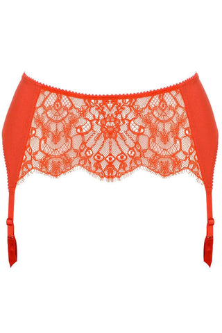 Jolidon French Connection Suspender Belt Bright Red