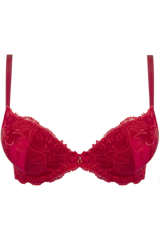 Lise Charmel Splendeur Soie Underwired Contour Bra Rouge
