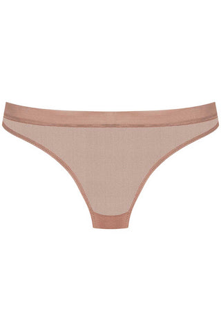 Maison Close Corps à Corps Sheer Brief Taupe 608776