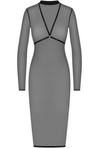 Maison Close Corps à Corps Midi Dress Black