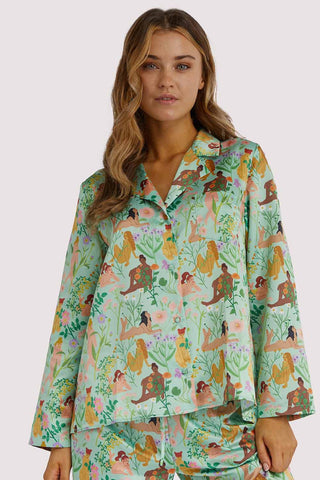 Playful Promises Bodil Jane Nudes & Flowers Shirt