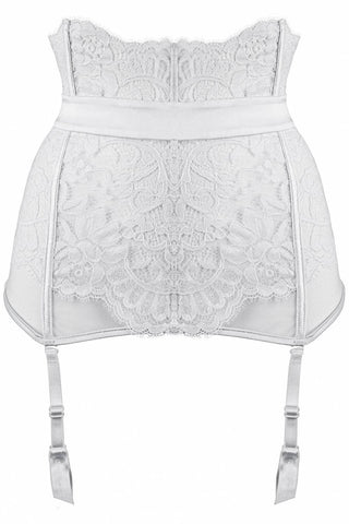 Prelude Marlene Suspender Belt White