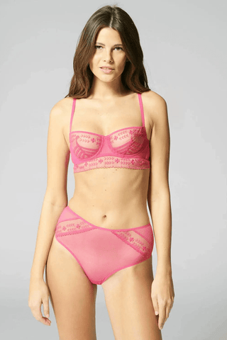 Simone Pérèle Marthe Half Cup Underwired Bra Pink