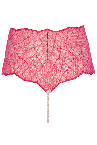 Bracli Sydney DAISY Pearl Panty in Red - Naughty Knickers