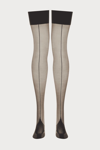 Agent Provocateur Amber Stockings Chestnut