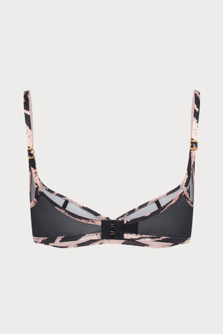 Agent Provocateur Ellise Demi Cup Bra Black/Pink