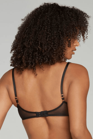 Agent Provocateur Fawn Black Plunge Underwired Bra