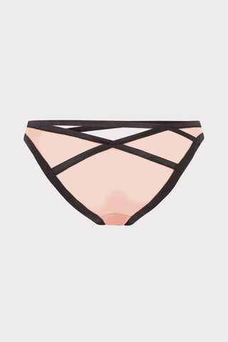 Agent Provocateur Joan Strappy Full Brief Mink/Black