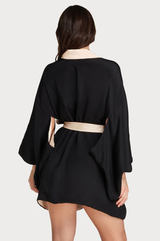 Agent Provocateur Kiki Silk Kimono, Size M-L (UK 14-18) - Naughty Knickers