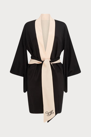 Agent Provocateur Kiki Silk Kimono, Size M-L (UK 14-18) - Naughty Knickers