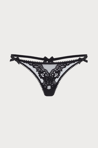 Agent Provocateur Lacy Thong Black