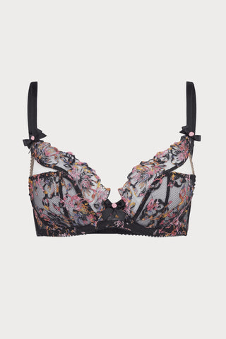 Agent Provocateur Leisha Plunge Underwire Bra Black/Multi