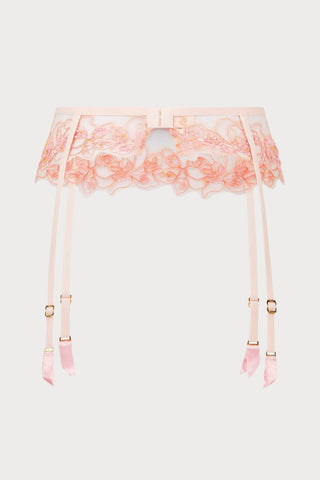 Agent Provocateur Lindie Suspender Baby Pink/Orange