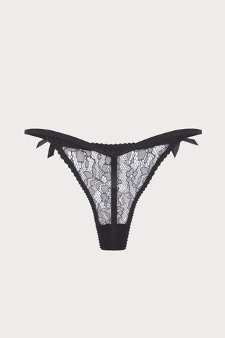 Agent Provocateur Lorna Lace Mini Thong Black